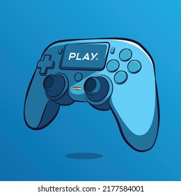 stick game controller art illustration