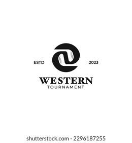 Stick golf logo design vector concept illustration idea
