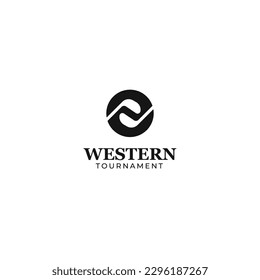 Stick golf logo design vector concept illustration idea