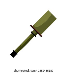 Stick grenade illustration. Danger, explosion, bomb. Weapon concept. Vector illustration can be used for topics like army, war, defense