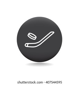 stick hockey icon ice hockey