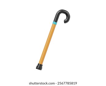 Stick icon isolated 3d rendering illustration