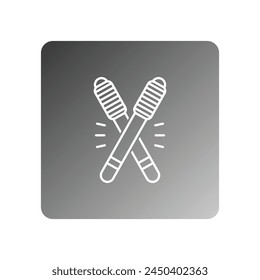 stick icon vector template illustration logo design