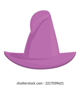 Stick magic hat icon cartoon vector. Wand cap. Top show