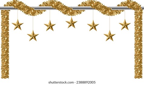 A stick with a mall decoration