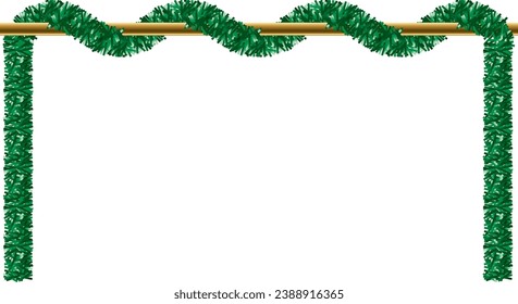 A stick with a mall decoration