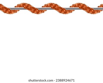 A stick with a mall decoration