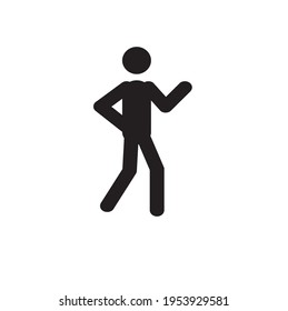 varón bailando aislado en fondo blanco