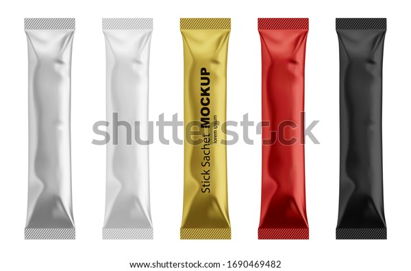 Download Stick Matte Sachet Package Coffee Cacao Stock Vector Royalty Free 1690469482