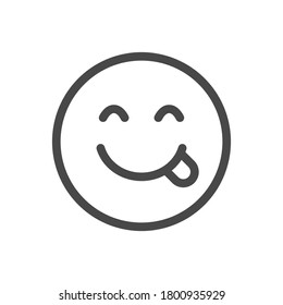 stick out tongue emoji icon