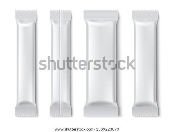 Download Stick Pack Blank Sachet Package Mockup Stock Vector Royalty Free 1589223079