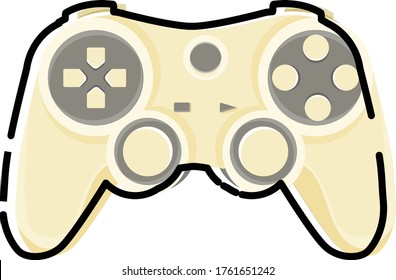 A stick to play the game for it's nice and easy. Drawn on in white and cream.