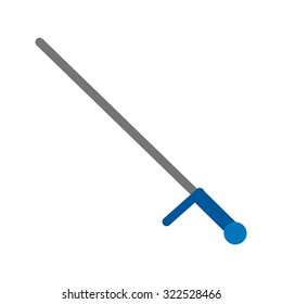 Stick, police, officer icon vector image.Can also be used for law and order. Suitable for mobile apps, web apps and print media.