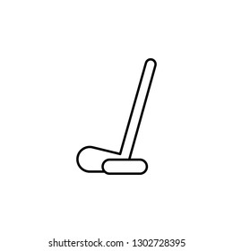 stick and puck icon. Signs and symbols can be used for web, logo, mobile app, UI, UX
