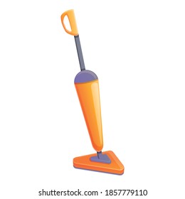 Icono del limpiador de vapor. Caricatura del icono vectorial del limpiador de vapor de la vara para el diseño web aislado en fondo blanco