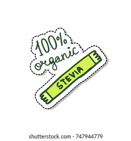 stick stevia doodle icon