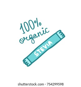 stick stevia doodle icon
