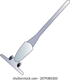 Stick type vacuum cleaner light blue