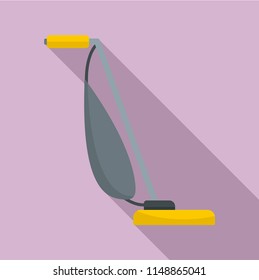 Stick vacuum cleaner icon. Flat illustration of stick vacuum cleaner vector icon for web design