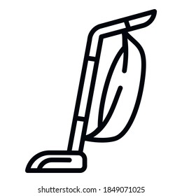 Stick Vacuum Cleaner Icon. Outline Stick Vacuum Cleaner Vector Icon For Web Design Isolated On White Background