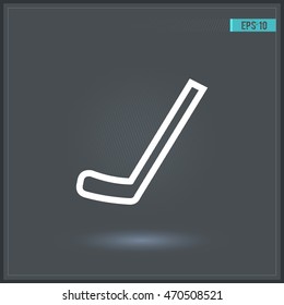 Stick. Vector icon.