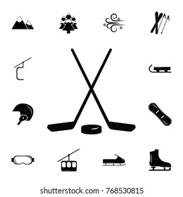 stick and washer icon. Set of elements Christmas Holiday or New Year icons. Winter time premium quality graphic design collection icons for websites, web design, mobile app on white background