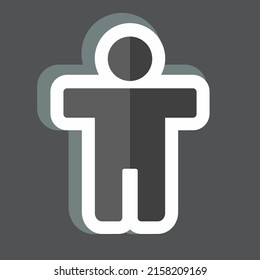 Sticker Accessibility. suitable for Infographics symbol. simple design editable. design template vector. simple symbol illustration