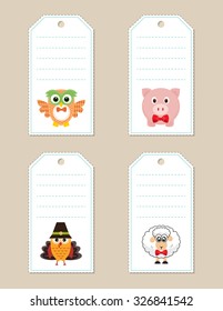 sticker with animals
