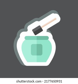 Sticker Applicator. suitable for Spa symbol. simple design editable. design template vector. simple symbol illustration
