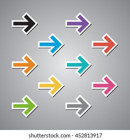 sticker arrow set