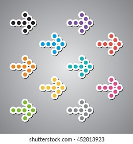 sticker arrow set