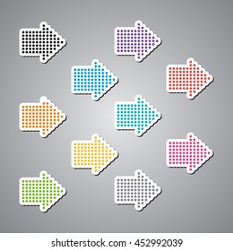 sticker arrow set