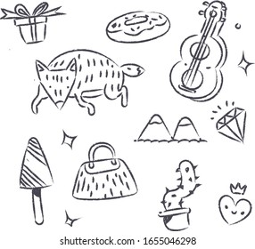 sticker art . sticker doodle