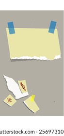sticker attached scrupbooking message sheet