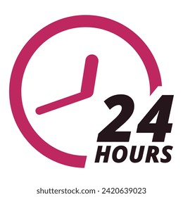 Sticker board label icon cartoon vector. Hour clock. Market label