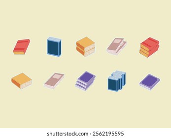 Sticker Book Illustration Element Set