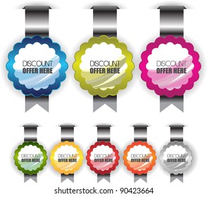 sticker or bookmarks collection