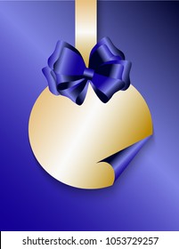 Sticker with bows