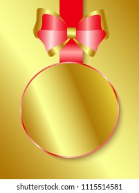 Sticker with bows