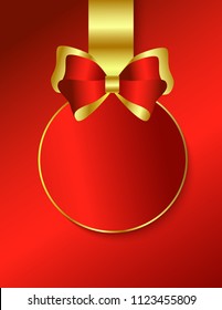 Sticker with bows