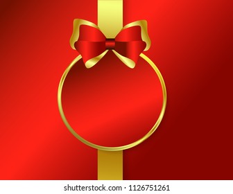 Sticker with bows