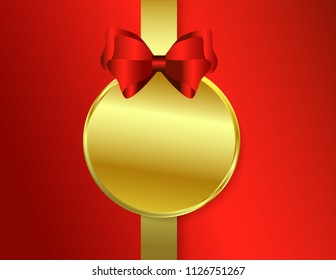 Sticker with bows