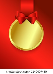 Sticker with bows