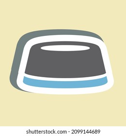 Sticker Cap - Simple illustration,Design Icon vector, Good for prints, posters, advertisements, announcements, info graphics, etc.