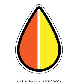 Sticker for car drivers 70 years or older