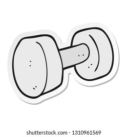 pegatina de un timbre de dibujos animados