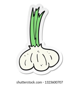Aufkleber eines Cartoons