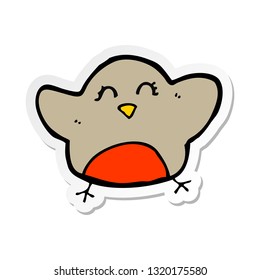pegatina de un ladrón de dibujos animados