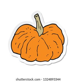 pegatina de un squash de caricatura