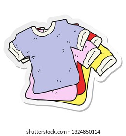 sticker of a cartoon t shirts